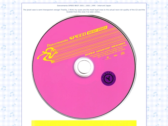 primavera/dvd-cd-scans/dancemania/speed/2001 screenshot