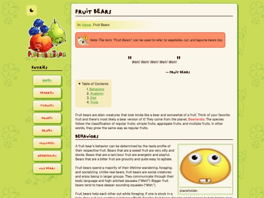 fruitbear screenshot