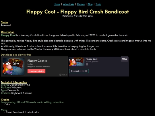 my_games/flappy_coot screenshot