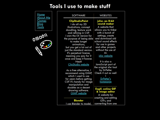 tools screenshot