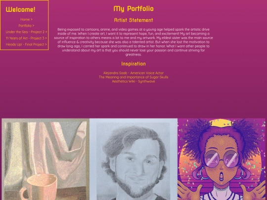 portfolio screenshot