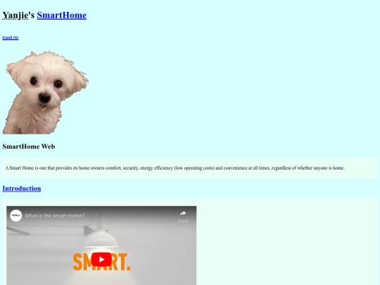 SmartHomeWeb/Introduction screenshot