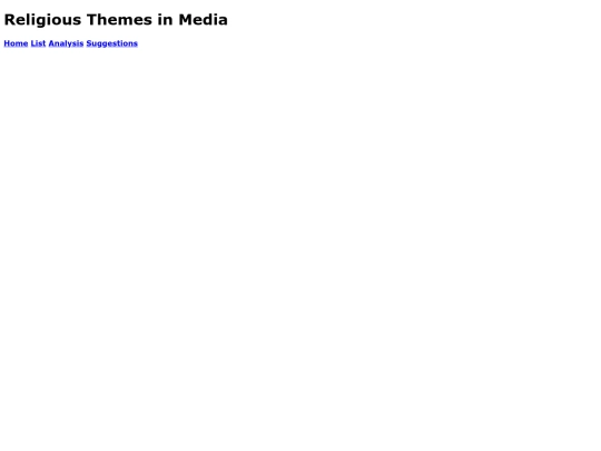 religiousmediasuggestions screenshot
