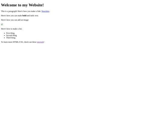 index screenshot