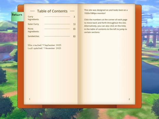 index screenshot