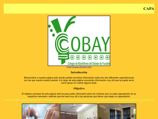 PAGINA WEB COBAY/Index screenshot