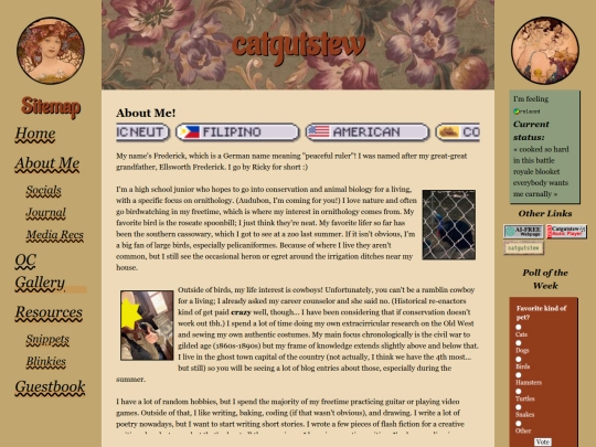 aboutme screenshot