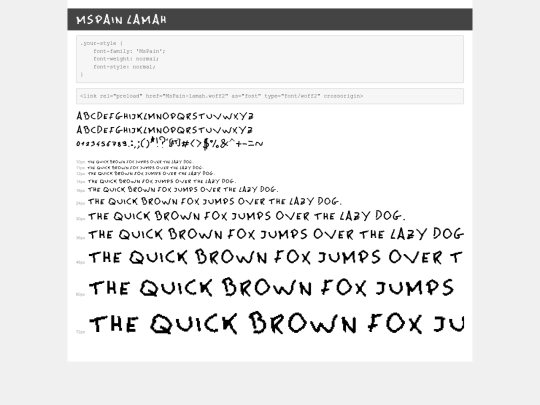 backgrounds/fonts/mspain/demo screenshot