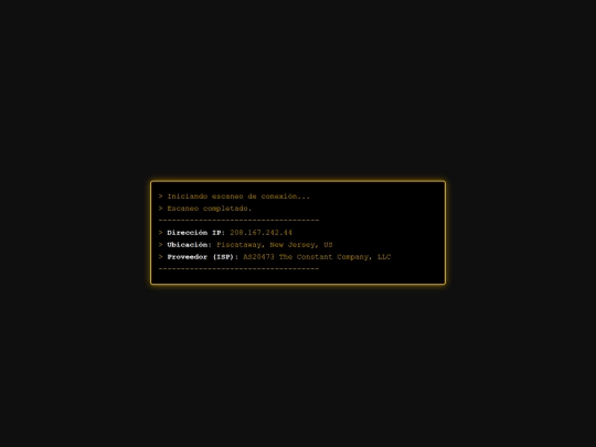 test screenshot