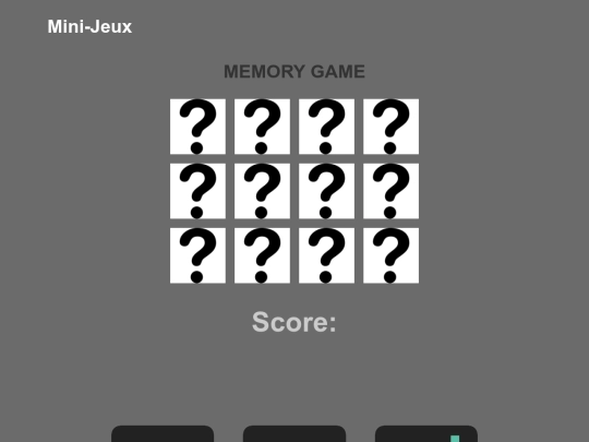 memory game/memory screenshot