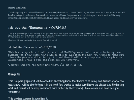 fonts/demo screenshot