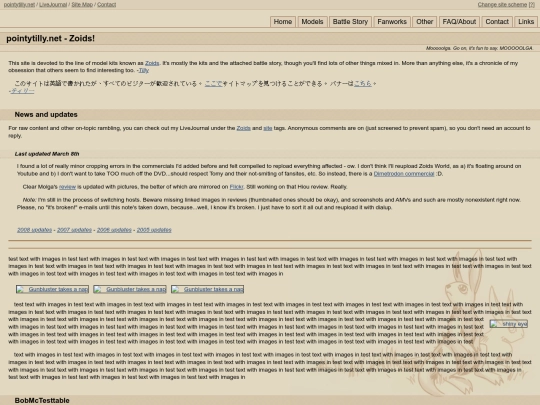 testing/zoidbunny screenshot