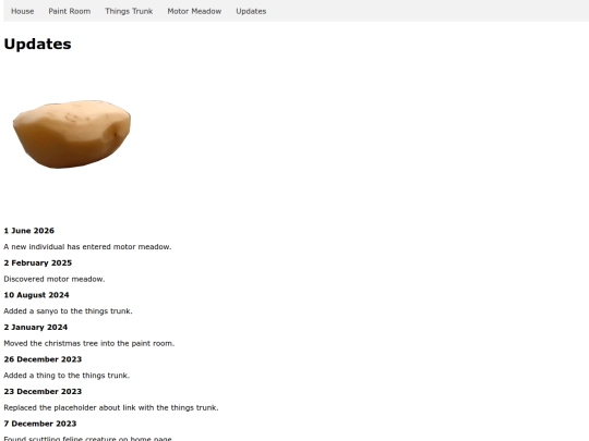updates screenshot