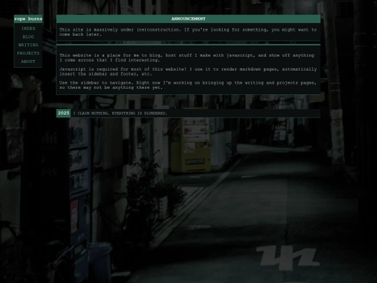 index screenshot