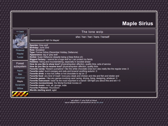 pages/maple screenshot