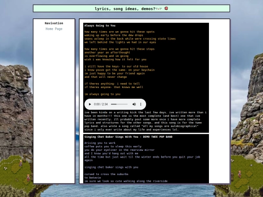 writing screenshot