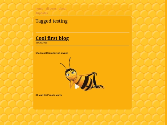 tags/testing screenshot