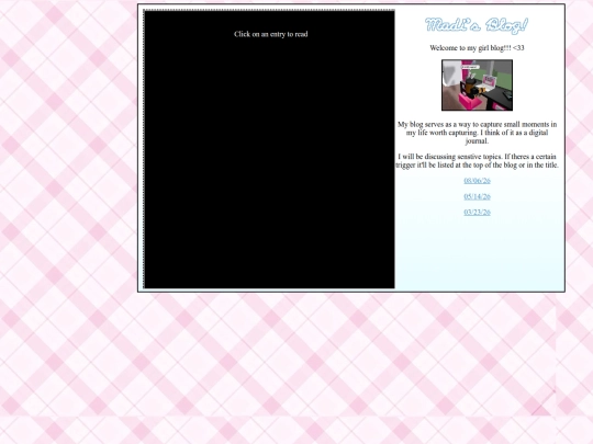 Diary screenshot