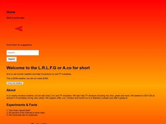 A.co/willthisworkwitjsearch screenshot