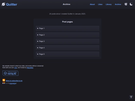 archive screenshot