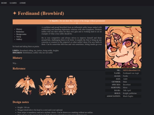 ferdinand-browbird screenshot