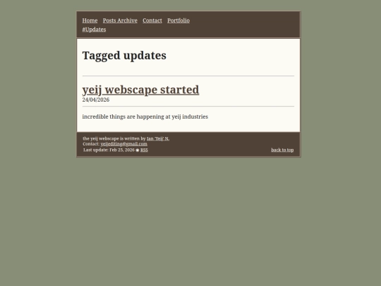tags/updates screenshot