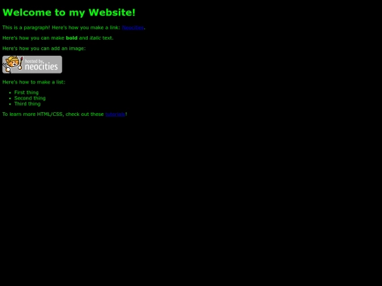 testindex screenshot