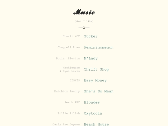 music screenshot