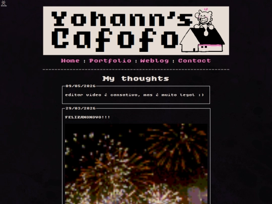 weblog screenshot