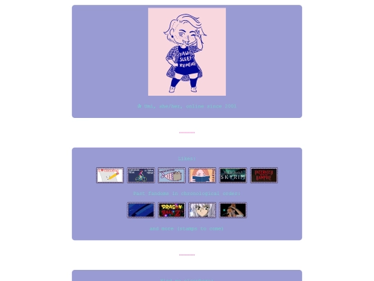 unterseiten/aboutme screenshot