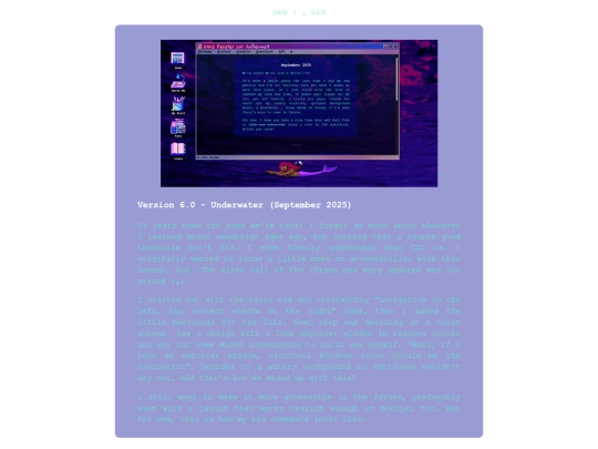 unterseiten/history screenshot