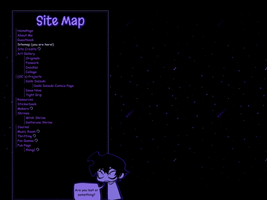sitemap screenshot