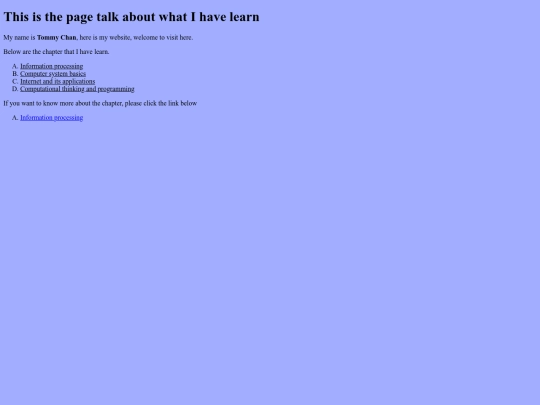 index screenshot