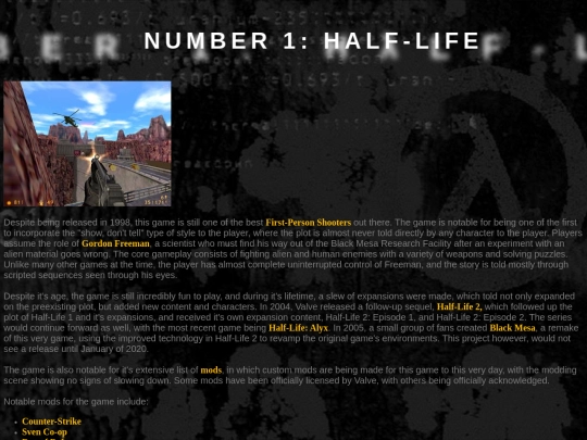 html/number1 screenshot