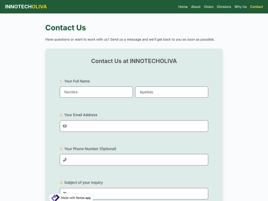 contact screenshot