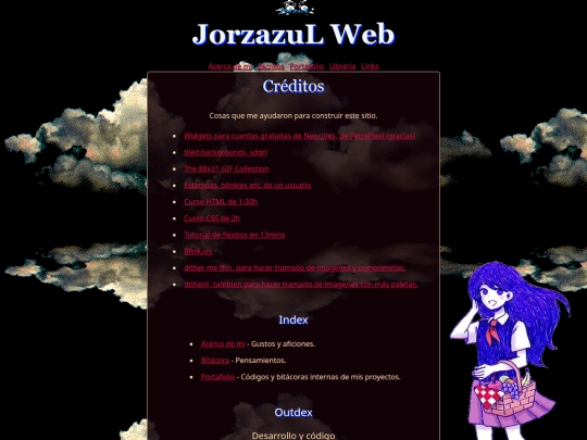 links screenshot