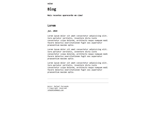 blog screenshot