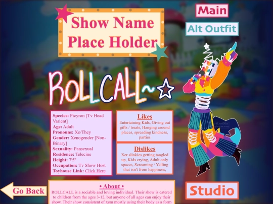 Characters/rollcall screenshot