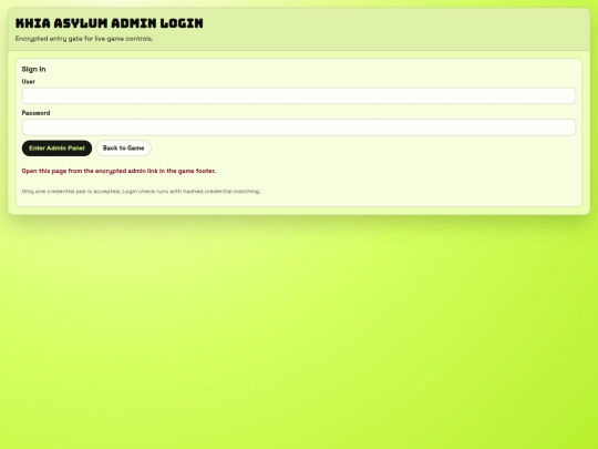 admin-login screenshot