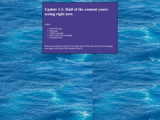 updatelog screenshot