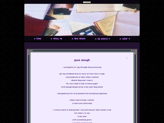 poetry/individual/goodenough screenshot