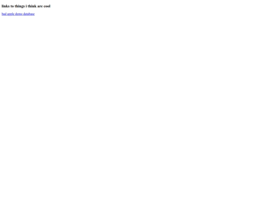 links screenshot
