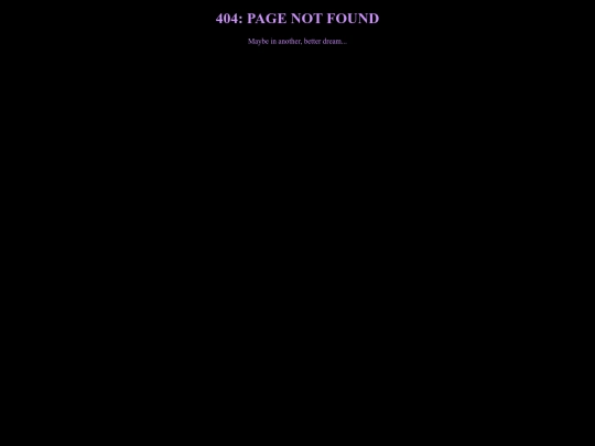 not_found screenshot