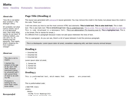 index screenshot