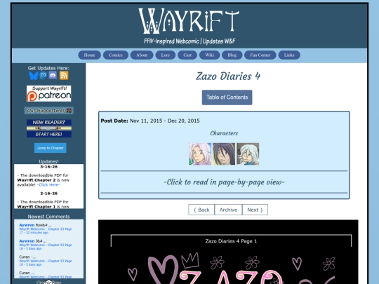 comics/zazo4 screenshot