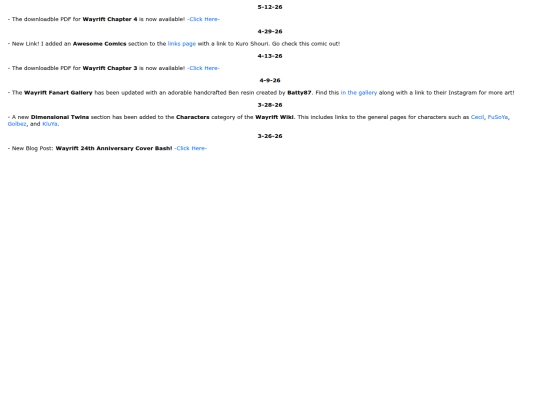 updates screenshot