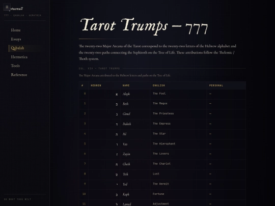 777/tarot screenshot