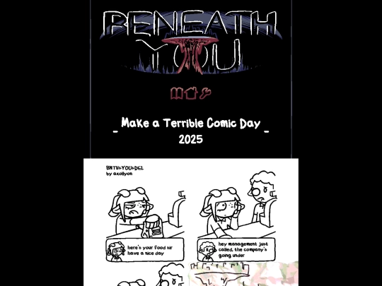 beneathyou/bonus/makeaterriblecomicday2025 screenshot