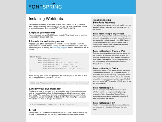 fontface-robot/How_to_use_webfonts screenshot