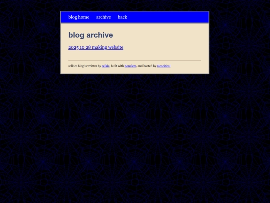 archive screenshot